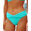 imageYonique Women Two Piece Bathing Suits Push Up Bikini Set Halter Swimsuit Vintage SwimwearAqua Green
