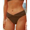 imageYonique Women Two Piece Bathing Suits Push Up Bikini Set Halter Swimsuit Vintage SwimwearBrown