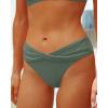imageYonique Women Two Piece Bathing Suits Push Up Bikini Set Halter Swimsuit Vintage SwimwearGreen