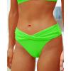 imageYonique Women Two Piece Bathing Suits Push Up Bikini Set Halter Swimsuit Vintage SwimwearNeon Green
