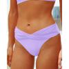 imageYonique Women Two Piece Bathing Suits Push Up Bikini Set Halter Swimsuit Vintage SwimwearPurple