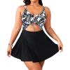 Black Leaf Print