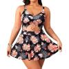 Black Orange Floral