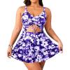 Blue Purple Floral