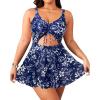 Blue and White Floral