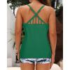 imageYonique 2 Piece Tankini Swimsuits for Women with Boy Shorts Athletic Swim Tank Top Bathing SuitsGreen 01