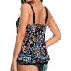 imageYonique Womens Blouson Tankini Top No Bottom Loose Fit Swim Top Modest Tank TopColorful Paisley