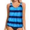 Blue Black Striped