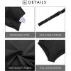 imageYonique Womens Plus Size Bikini High Waisted Swimsuits Two Piece Bathing Suits Tummy Control SwimwearBlack