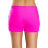 imageYonique Womens Swim Shorts Drawstring Swimsuit Bottoms Board Shorts Swim Bottoms Hot Pink XL