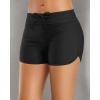 imageYonique Womens Swim Shorts Solid Tankini Bottoms Swimsuit BottomsAvailable in Plus02 Black