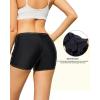 imageYonique Womens Swim Shorts Solid Tankini Bottoms Swimsuit BottomsAvailable in Plus02 Black
