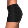 imageYonique Womens Swim Shorts Solid Tankini Bottoms Swimsuit BottomsAvailable in Plus03 Black