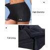 imageYonique Womens Swim Shorts Solid Tankini Bottoms Swimsuit BottomsAvailable in Plus03 Black