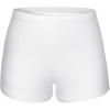 imageYonique Womens Swim Shorts Solid Tankini Bottoms Swimsuit BottomsAvailable in Plus03 White