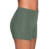 imageYonique Womens Swim Shorts Solid Tankini Bottoms Swimsuit BottomsAvailable in PlusArmy Green