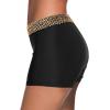 imageYonique Womens Swim Shorts Solid Tankini Bottoms Swimsuit BottomsAvailable in PlusBlack Knitted Rib