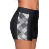 imageYonique Womens Swim Shorts Solid Tankini Bottoms Swimsuit BottomsAvailable in PlusBlack Plaid