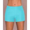 imageYonique Womens Swim Shorts Solid Tankini Bottoms Swimsuit BottomsAvailable in PlusBlue Green