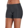 imageYonique Womens Swim Shorts Solid Tankini Bottoms Swimsuit BottomsAvailable in PlusDark Grey