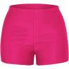 imageYonique Womens Swim Shorts Solid Tankini Bottoms Swimsuit BottomsAvailable in PlusDark Pink