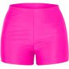 imageYonique Womens Swim Shorts Solid Tankini Bottoms Swimsuit BottomsAvailable in PlusHot Pink