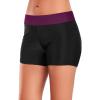 imageYonique Womens Swim Shorts Solid Tankini Bottoms Swimsuit BottomsAvailable in PlusPurple and Black