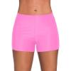 imageYonique Womens Swim Shorts Solid Tankini Bottoms Swimsuit BottomsAvailable in PlusLight Pink