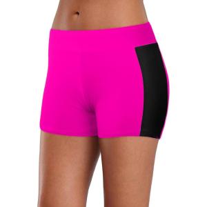 imageYonique Womens Swim Shorts Solid Tankini Bottoms Swimsuit BottomsAvailable in PlusPink Black