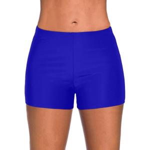 imageYonique Womens Swim Shorts Solid Tankini Bottoms Swimsuit BottomsAvailable in PlusRoyal Blue