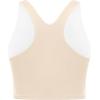imageYonique Women Bikini Top Only Crop Swim Top Longline Swimsuit Tops High Neck Bathing Suit TopNude