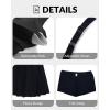 imageYonique Plus Size Tankini Swimsuits for Women Tankini with Shorts Two Piece Bathing Suits Flowy SwimwearBlack1