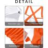 imageYonique Women Plus Size One Piece Swimsuits Tummy Control Bathing Suits Vintage SwimwearOrange