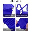 imageYonique Women Plus Size One Piece Swimsuits Tummy Control Bathing Suits Vintage SwimwearRoyal Blue 01