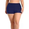 imageYonique Plus Size Tankini Swimsuits for Women Blouson Tankini Tops with Swim Shorts Two Piece Bathing SuitsBlue Colorful Galaxy