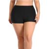 imageYonique Plus Size Tankini Swimsuits for Women Blouson Tankini Tops with Swim Shorts Two Piece Bathing SuitsGreen Blue Stripe