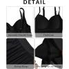 imageYonique Women One Piece Swimsuit Tummy Control Vintage Bathing Suit Ruched SwimwearBlack