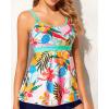 imageYonique Tankini Top for Women Bathing Suit Top No Bottom Modest Swimsuit Top Only Tummy Control Swim Tank TopColorful Floral