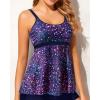 imageYonique Tankini Top for Women Bathing Suit Top No Bottom Modest Swimsuit Top Only Tummy Control Swim Tank TopStar Whole Sky
