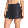 imageYonique Womens Swim Skirt Bathing Suit Bottoms Mid Waist Swim Bottoms Elastic Waist Swimsuit BottomsGrey