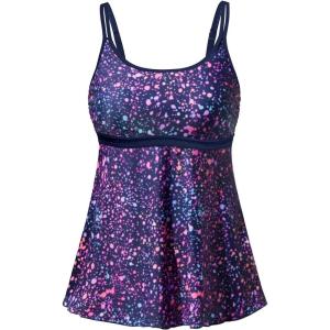 imageYonique Tankini Top for Women Bathing Suit Top No Bottom Modest Swimsuit Top Only Tummy Control Swim Tank TopStar Whole Sky