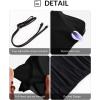 imageYonique Womens Strapless One Piece Swimsuit Tummy Control Bandeau Bathing Suits Slimming Twist Front SwimwearBlack