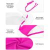 imageYonique Womens Strapless One Piece Swimsuit Tummy Control Bandeau Bathing Suits Slimming Twist Front SwimwearDark Pink