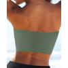 imageBandeau Bikini Tops for Women  Strapless Swim Top Bathing Suit Tube Swimsuit TopsArmy Green