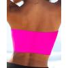 imageBandeau Bikini Tops for Women  Strapless Swim Top Bathing Suit Tube Swimsuit TopsHot Pink