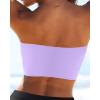 imageBandeau Bikini Tops for Women  Strapless Swim Top Bathing Suit Tube Swimsuit TopsPurple