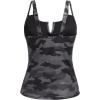 imageWomen Tankini Bathing Suit Top  Ruched Tummy Control Swimsuit Top Modest Swim Tank Top Only No Bottom 2025Camo