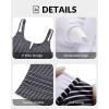 imageWomen Tankini Bathing Suit Top  Ruched Tummy Control Swimsuit Top Modest Swim Tank Top Only No Bottom 2025Stripe