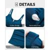 imageWomen Tankini Bathing Suit Top  Ruched Tummy Control Swimsuit Top Modest Swim Tank Top Only No Bottom 2025Teal