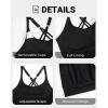 imageYonique Blouson Tankini Tops for Women Swimwear Top Only Modest Tankini Tops Loose Fit Swim Tops No BottomBlack 01